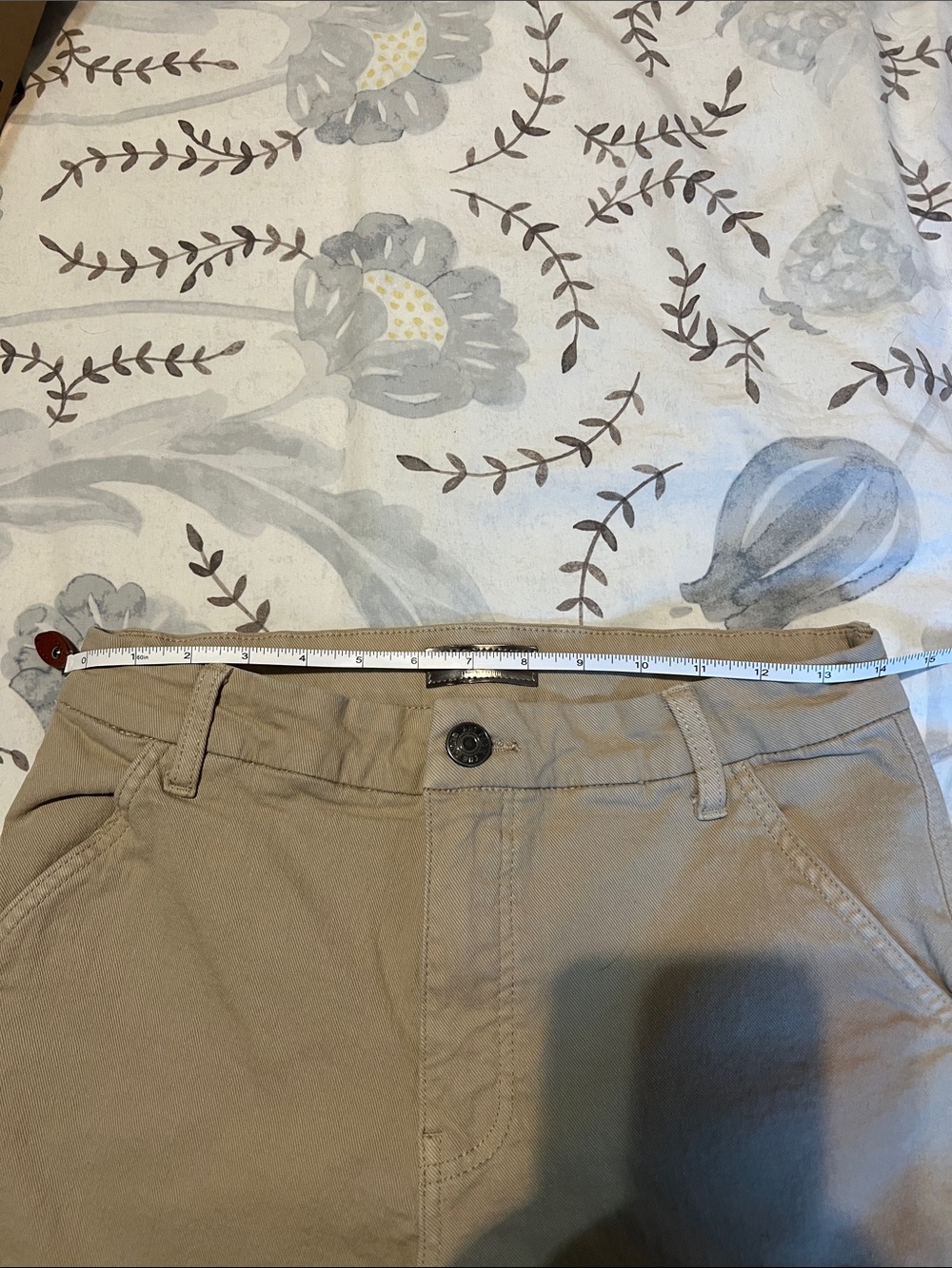 Kut from the Kloth Jodi High Rise Wide Leg Pants in Beige - Picture 7 of 7